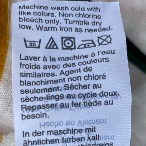 ❌SOLD❌ ⚡️Madewell | Cream Striped V-neck Tee | EUC | XXS ❤️ 1 Tiny Flaw - Picture 10 of 17